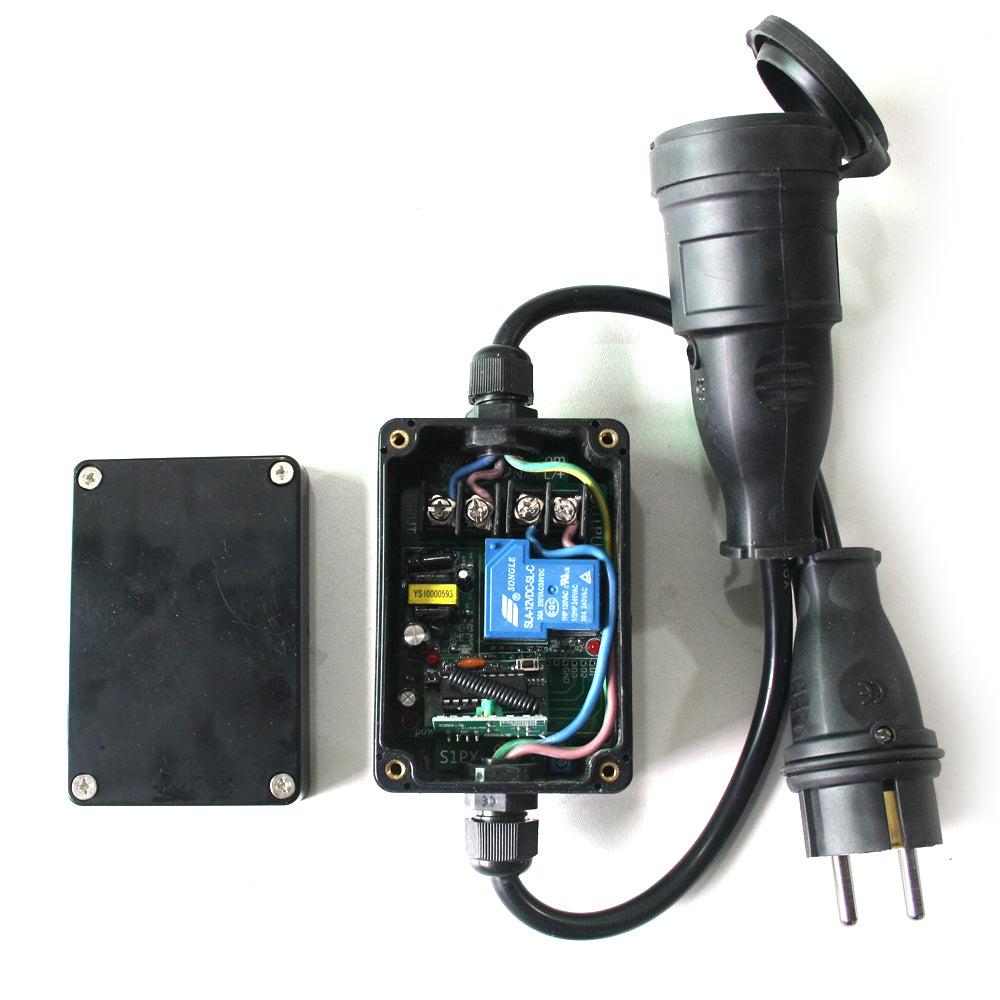 Interrupteur de prise pour 1 appareil avec télécommande sans fil -  Intérieur - Portée 24.38 m