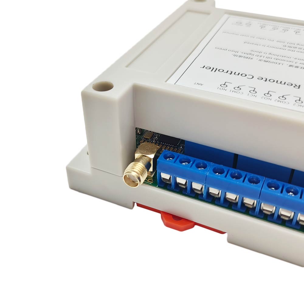 Interrupteur Sans Fil 12V 2 Canaux Avec Télécommande - Relais 5-24V 5A Portée 50m Pour Porte Garage, Moteur