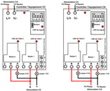 5000 Mètres 2 Voies 220V 6KW Kit Interrupteur Sans Fil Avec Télécommande (Modèle: 0020107)