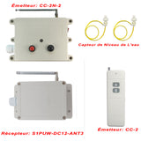5km CC 12V Kit Interrupteur Télécommande Sans Fil Pour Commande Niveau d'eau