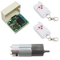 1 Voie Kit Interrupteur Sans Fil avec Télécommande et Moteur Électrique 12V (Modèle: 0020579)