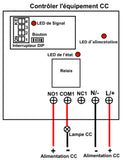 5 Km CC Kit Interrupteur Télécommande Sans Fil 1 Voie 10A Sortie Relais (Modèle: 0020685)