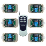 Six 1 Voie 230V 30A Interrupteurs Sans Fil avec Télécommande (Modèle: 0020739)