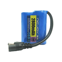 Paquet Batterie Lithium Rechargeable 12V 2800mAh 18650 (Modèle: 0010202)
