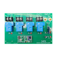 5 Km Interrupteur Sans Fil 4 Voies 30A Sorties CC Récepteur Radio (Modèle: 0020670)