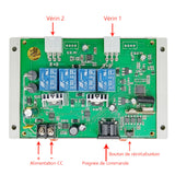 Kit de contrôle synchronisé de deux vérins électriques 12V 6000N 600kg