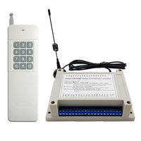 12 Voies CC Kit Interrupteur Relais Sans Fil avec Télécommande 5 km (Modèle: 0020033)
