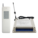 12 Voies CC Kit Interrupteur Relais Sans Fil avec Télécommande 5 km (Modèle: 0020033)
