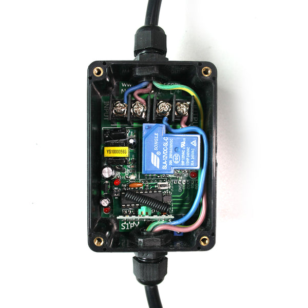 Kit de Prise de Télécommande Sans Fil pour Intérieur et Extérieur, Prise  Électrique Étanche dans l'Interrupteur d'Éclairage à Distance, Prise