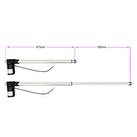 12V 24V vérin électrique 6000N 600kg course 500mm avec télécommande (Modèle: 0020585)