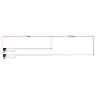 12V 24V vérin électrique 6000N 600kg course 1000 mm avec télécommande (Modèle: 0020588)