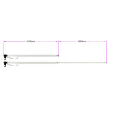 12V 24V vérin électrique 6000N 600kg course 1000 mm avec télécommande (Modèle: 0020588)
