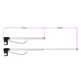 12V 24V vérin électrique 6000N 600kg course 600 mm avec télécommande (Modèle: 0020586)