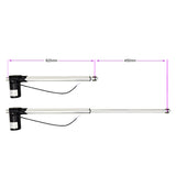 12V 24V Vérin électrique 6000N 600kg actionneur linéaire course 450mm (Modèle: 0041534)