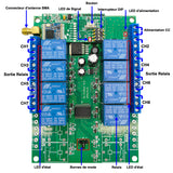 Longue Distance 5000 Mètre 8 Voies Kit Interrupteur Sans Fil avec Télécommande (Modèle: 0020055)