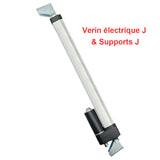 Vérin électrique 12V 24V 36V 48V étanche 3500N 350kg Course 400 mm (Modèle: 0041940)