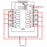 8 Canaux CC 9V 12V 24V Interrupteur Sans Fil Longue Distance Récepteur Radio (Modèle: 0020054)