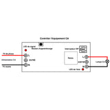 1 Voie 85V~250V 10A Kit Interrupteur Sans Fil avec Télécommande 1km (Modèle: 0020636)