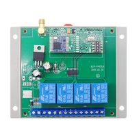 4 Voies CC 12V 24V 7A Kit Interrupteur Sans Fil avec Télécommande 5 km (Modèle: 0020013)
