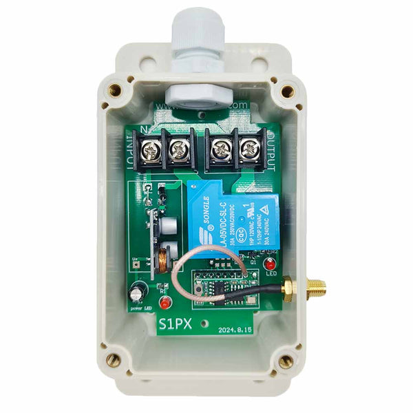 Étanche Interrupteur Sans Fil 10~80V Récepteur 1 Canal 30A CC Sortie (Modèle: 0020052)