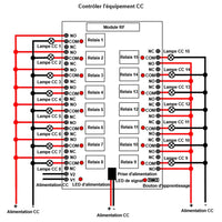 12V 24V 15 Voies Sortie Relais Interrupteur Sans Fil avec Télécommande (Modèle: 0020038)