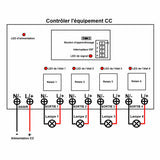 CC 8~80V Interrupteur Sans Fil Récepteur Radio 4 Voies 10A Sortie (Modèle: 0020223)