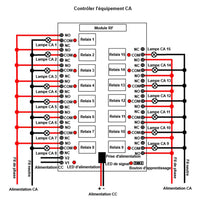 12V 24V 15 Voies Sortie Relais Interrupteur Sans Fil avec Télécommande (Modèle: 0020038)