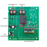 10A Kit Interrupteur Télécommande Sans Fil Sortie CC 1 Canal (Modèle: 0020424)