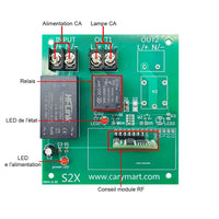1 Voie Étanche Interrupteur Sans Fil 230V 2300 Watt Récepteur Radio (Modèle: 0020393)