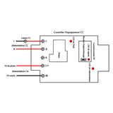 230V Interrupteur Sans Fil Sortie Relais 1 Voie 30A avec Télécommande (Modèle: 0020276)