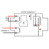 Étanche Interrupteur Sans Fil 10~80V Récepteur 1 Canal 30A CC Sortie (Modèle: 0020052)