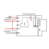 CC 8~80V Interrupteur Sans Fil Récepteur Sortie Relais 1 Voie 30A (Modèle: 0020302)