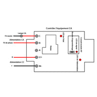 CC 8~80V Interrupteur Sans Fil Récepteur Sortie Relais 1 Voie 30A (Modèle: 0020302)