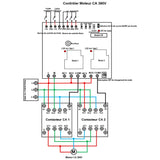 Kit Interrupteur Télécommande Sans Fil Pour Moteur Électrique Triphasé 400V (Modèle: 0020080)