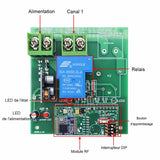 10~80V 30A Interrupteur Sans Fil 1 Voie CC Sortie Récepteur 5 km (Modèle: 0020112)