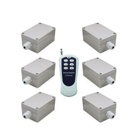 Kit Interrupteur Télécommande Sans Fil avec Un Émetteur et 6 Récepteurs de Sortie 220V (Modèle: 0020458)