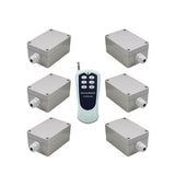 Kit Interrupteur Télécommande Sans Fil avec Un Émetteur et 6 Récepteurs de Sortie 220V (Modèle: 0020458)