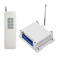 4 Voies CC 12V 24V 7A Kit Interrupteur Sans Fil avec Télécommande 5 km (Modèle: 0020013)