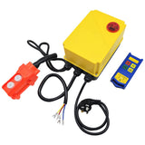 kit interrupteur télécommande sans fil CA est spécialement conçu pour la commande à distance d'un moteur électrique à courant alternatif asynchrone monophasé 230V à condensateurs à double valeur&nbsp;(condensateur de démarrage et condensateur permanent)