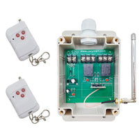CC kit interrupteur télécommande sans fil sortie relais 2 canaux 10A (modèle: 0020196)