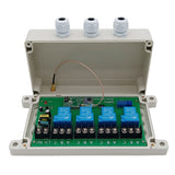 220V Kit Interrupteur Télécommande Sans Fil 4 Voies 30A Sorties Relais (Modèle: 0020111)