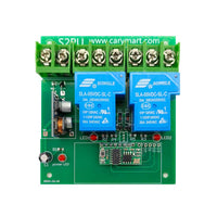 CC 8~80V Interrupteur Sans Fil 2 Voies Sorties Relais 30A Récepteur (Modèle: 0020338)