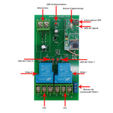 5km Kit Interrupteur Télécommande Sans Fil Pour Vérin Électrique 12V 24V (Modèle: 0020105)