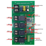 CA 220V 10A 4 Canaux Interrupteur Sans Fil avec Télécommande (Modèle: 0020226)