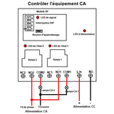 CC 8~80V Interrupteur Sans Fil 2 Voies 30A Sortie Relais Récepteur (Modèle: 0020101)