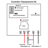 CC 8~80V Interrupteur Sans Fil Récepteur 1 Voie 30A Sortie Relais (Modèle: 0020090)