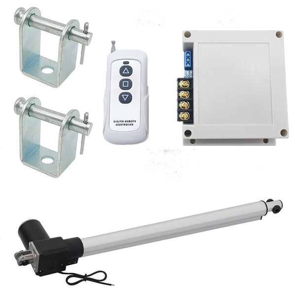 12V 24V vérin électrique 6000N 600kg course 600 mm avec télécommande (Modèle: 0020586)