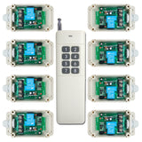 Huit CC 30A Étanche Interrupteur Sans Fil avec 8 Bouton Télécommande