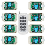 Huit CC 30A Étanche Interrupteur Sans Fil avec 8 Bouton Télécommande