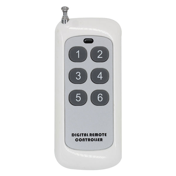 500 Mètres 6 Boutons Télécommande Sans Fil Émetteur RF (Modèle: 0021013)
